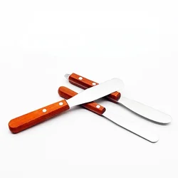 Cuchillo de Metal de alginato Dental, herramienta de impresión para dentista, 1 piezas