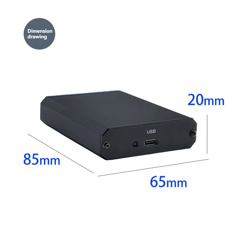 TDA1305T Hifi USB Audio Decoder Card - Mobile OTG PCM2706, 20-20KHZ, Type-C Input & Dual AUX Outputs