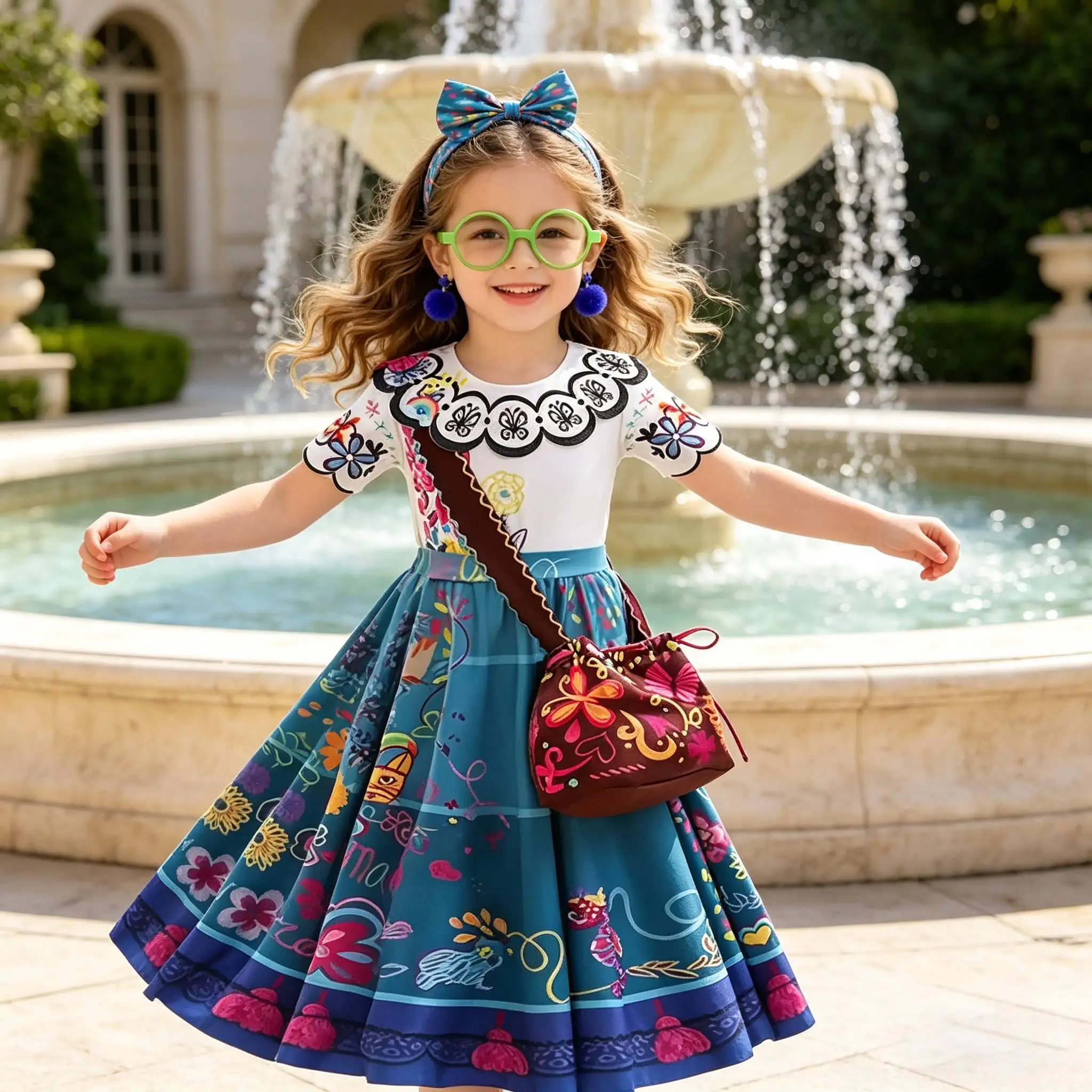 

Children Clothing Set Encato Mibel Cosplay Costume Skirt for Girls Princess Dress Performance Costume birthday Gift