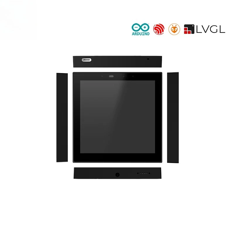 ESP32 WiFi IoT Smart Home Central Control Panel 4 Inch Wall Mount Touch Screen HMI Display RJ45 RS485 For Hotel