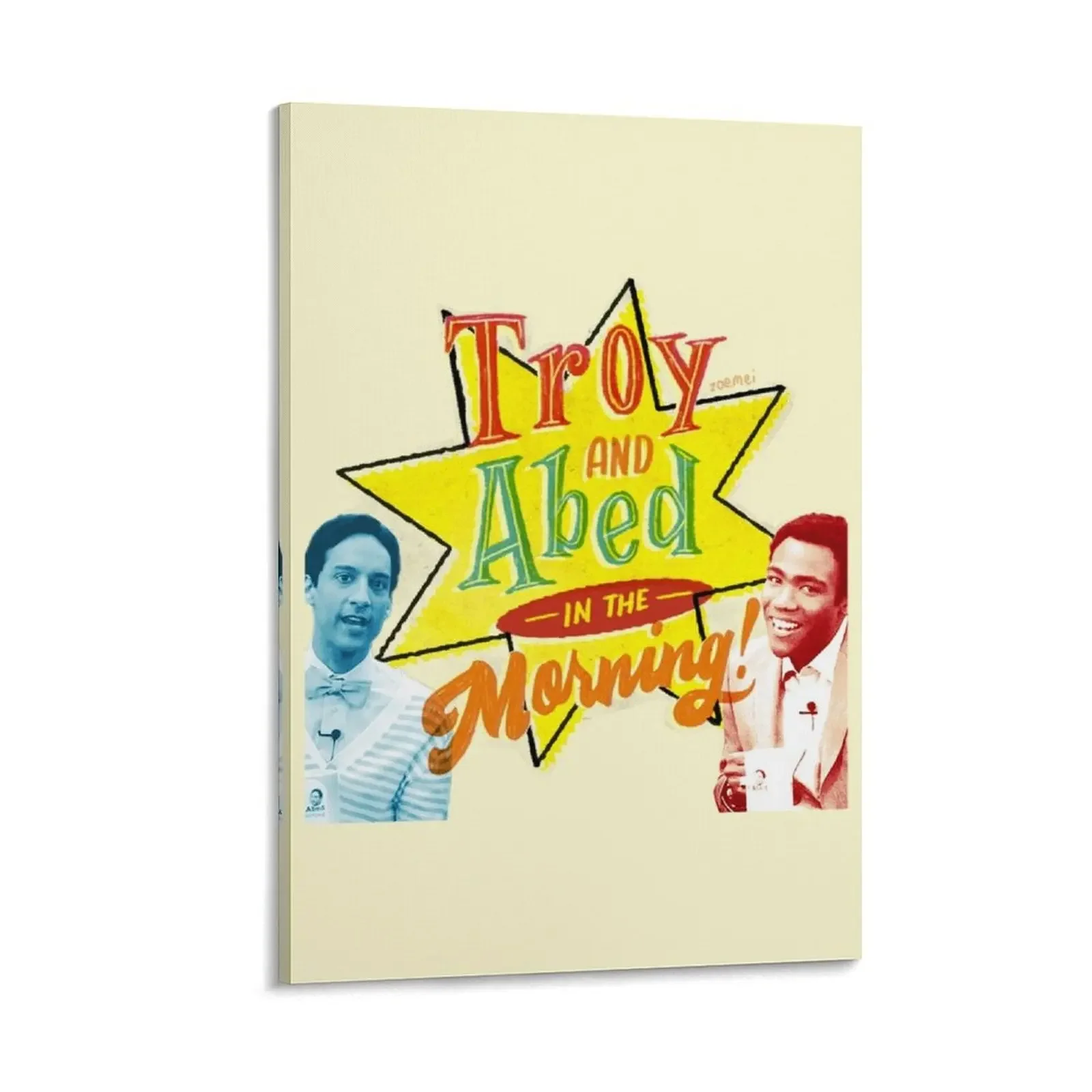

Troy and Abed in the Morning! Canvas Painting Decorative prints wall painting living room decoration Decoration for home