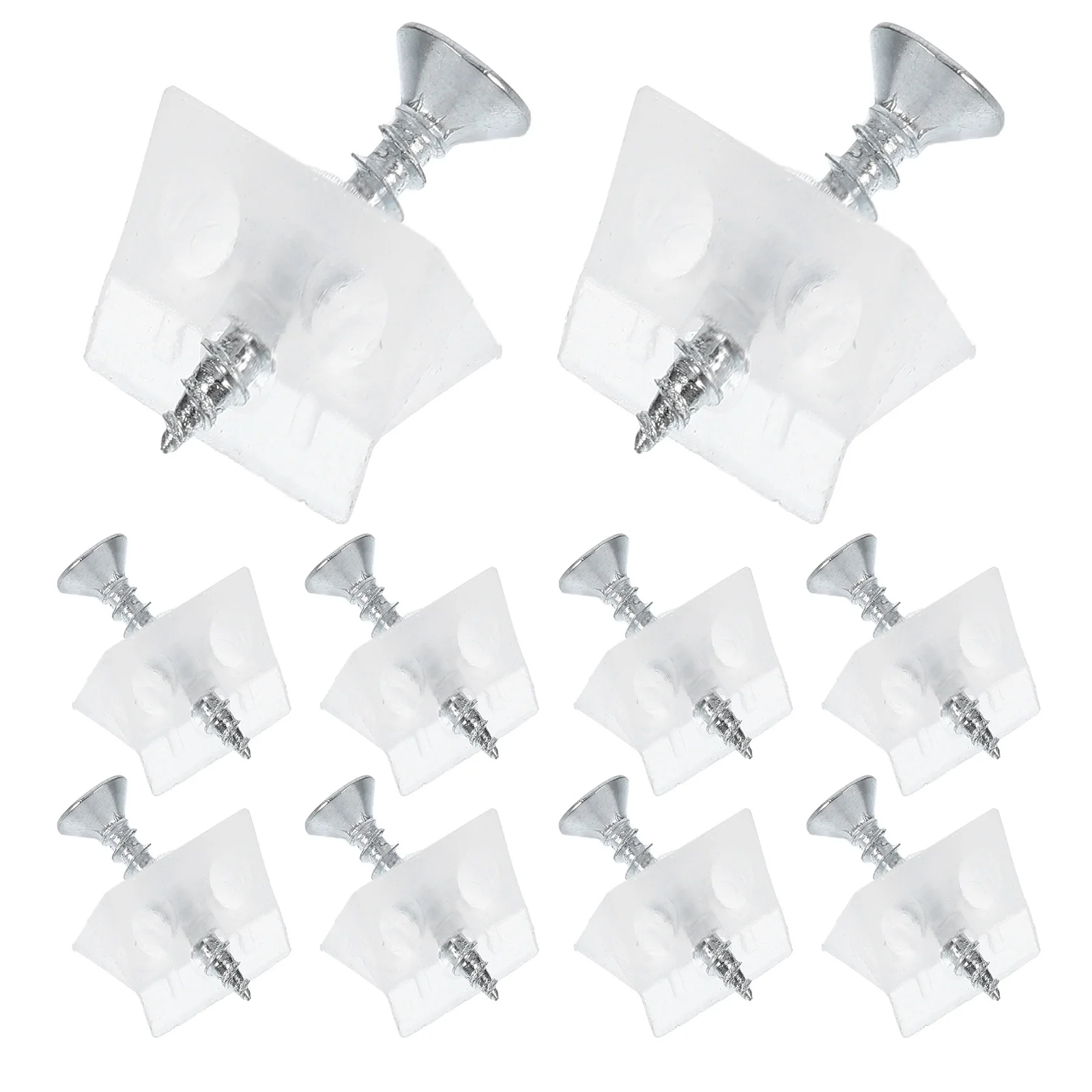 

50Pcs Plastic Drawer Bracket Wedges Angle Code Furniture Bottom Support Furniture Reinforcement for Cabinets Dressers