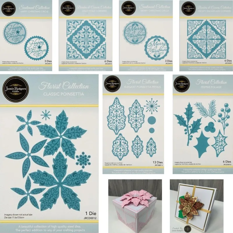 Troqueles de corte de metal con bordes ondulados en las cuatro esquinas para manualidades DIY, álbumes de recortes, plantillas de corte y álbumes de fotos