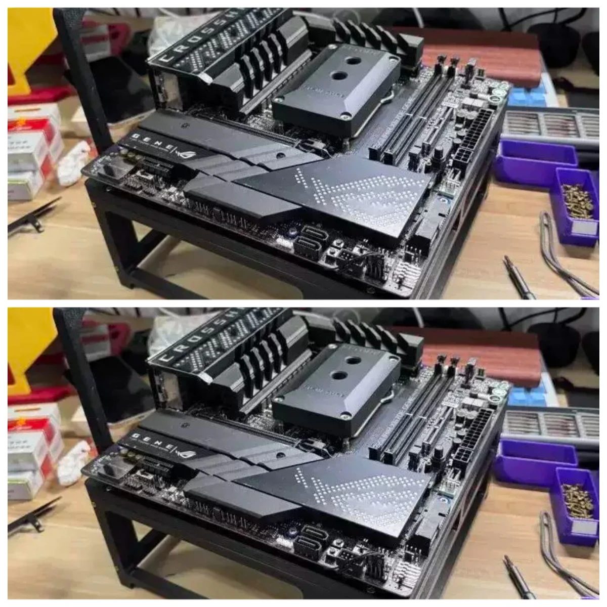 MATX Chassis Support Accessories For MATX ITX Motherboard Three-slot Graphics Card ATX SFX Power Supply