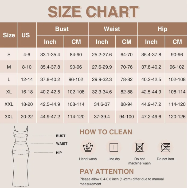 2-in-1 Slimming Sheath Womens Shapewear Dresses New Tummy Control Body Shaper Slimming Waist Butt Lifter Bodysuit Camisole Dress