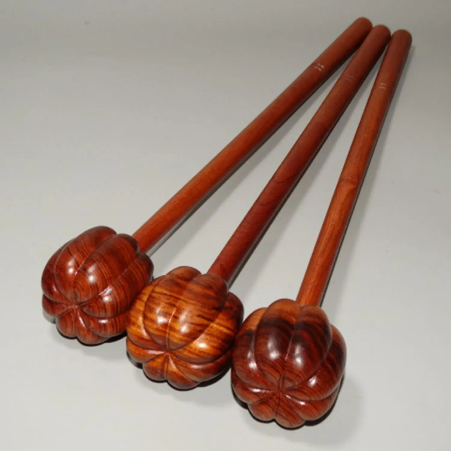 39cm Solid Wood Handmade Pumpkin Pounding Massage Home Fitness Full Body Massage Stick