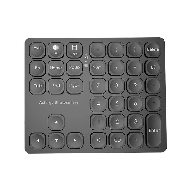 Wireless Number Pads, 36 Keys Numeric Keypad Portable Number Keyboard For Desktop, Laptop, And Tablet Easy Install