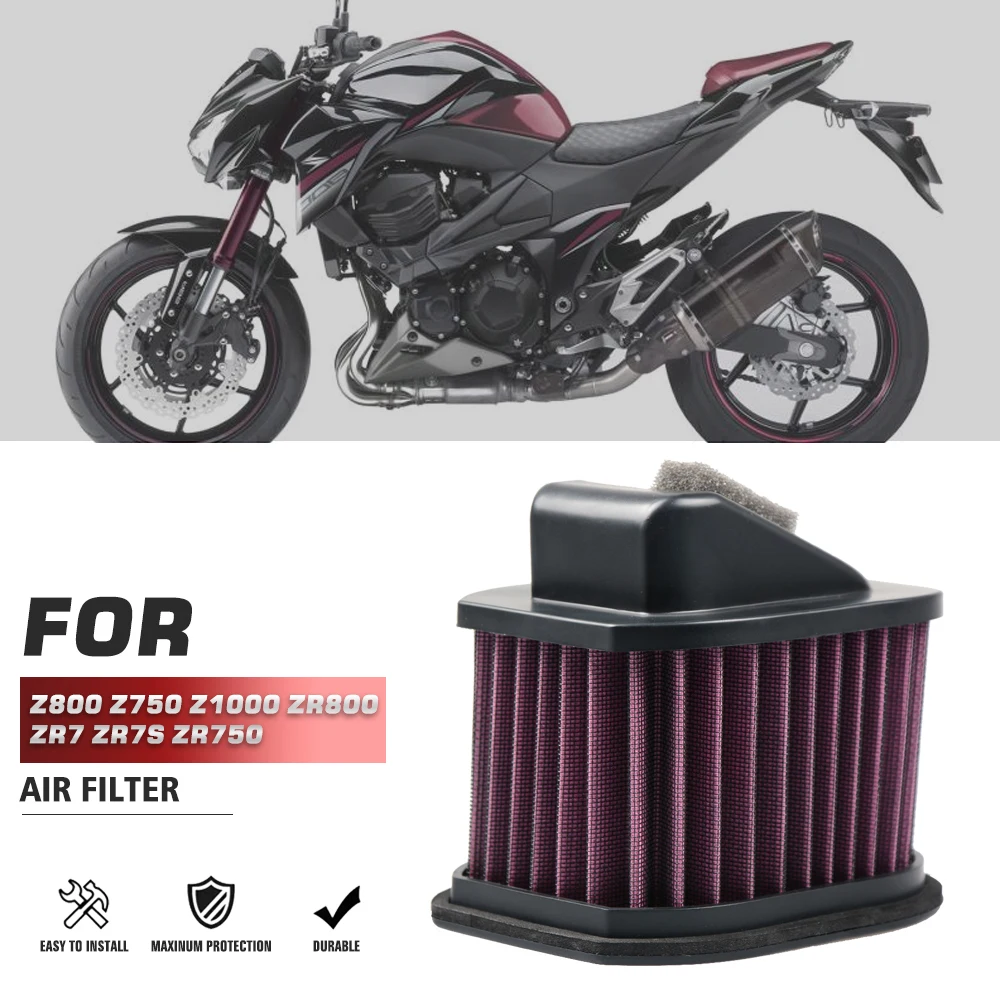 

Воздушный фильтр для Kawasaki Z800, Z750, Z1000, ZR800, ZR7 S, ZR750 /S /R, мотоциклетный воздухозаборник, клапан, вентиляционная крышка, Вентиляционные фильтры