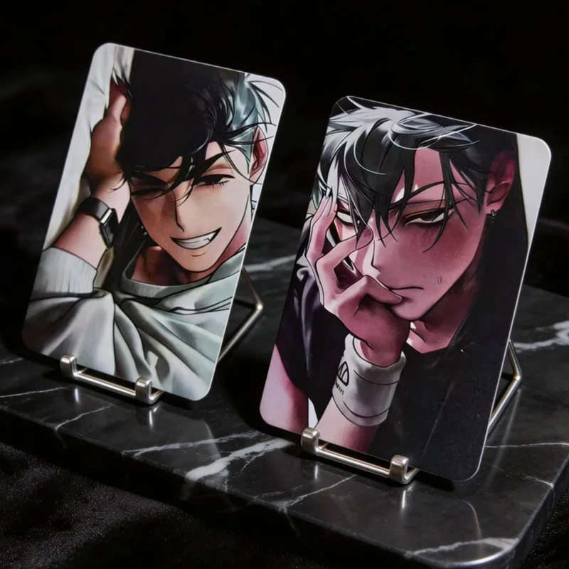 2Pcs Alien Stage Ivan Till Small Cards 3 Inch Self Made Glossy Finish Photocards Perfect Birthday Gift Anime Fan Collection