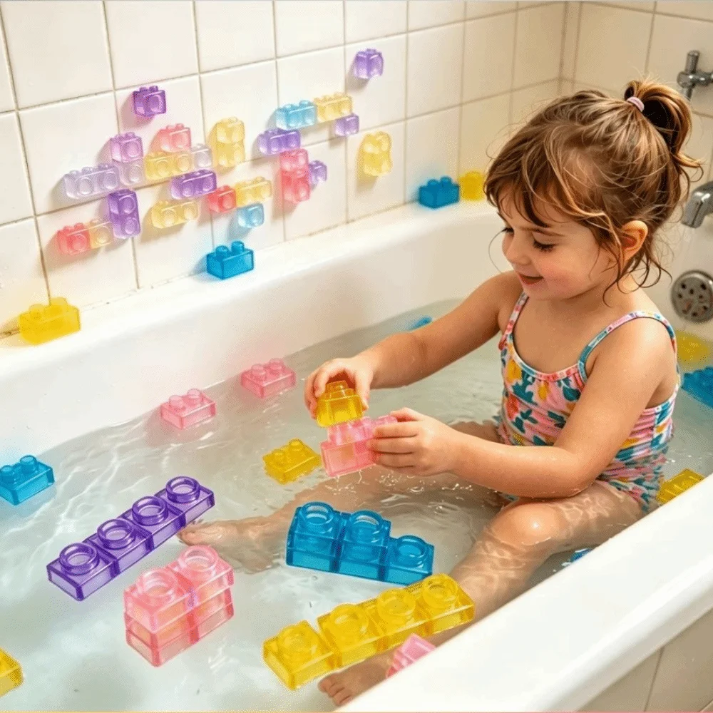 Table Decor Soft Jelly Jelly Building Blocks Flexible Stackable Squishy Building Blocks Rubber Twistable Soft Jelly Blocks Teens