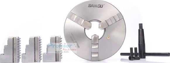 Mandril de torno K11-200 8 polegadas 200mm Mandril autocentrante marca SANOU para mini torno