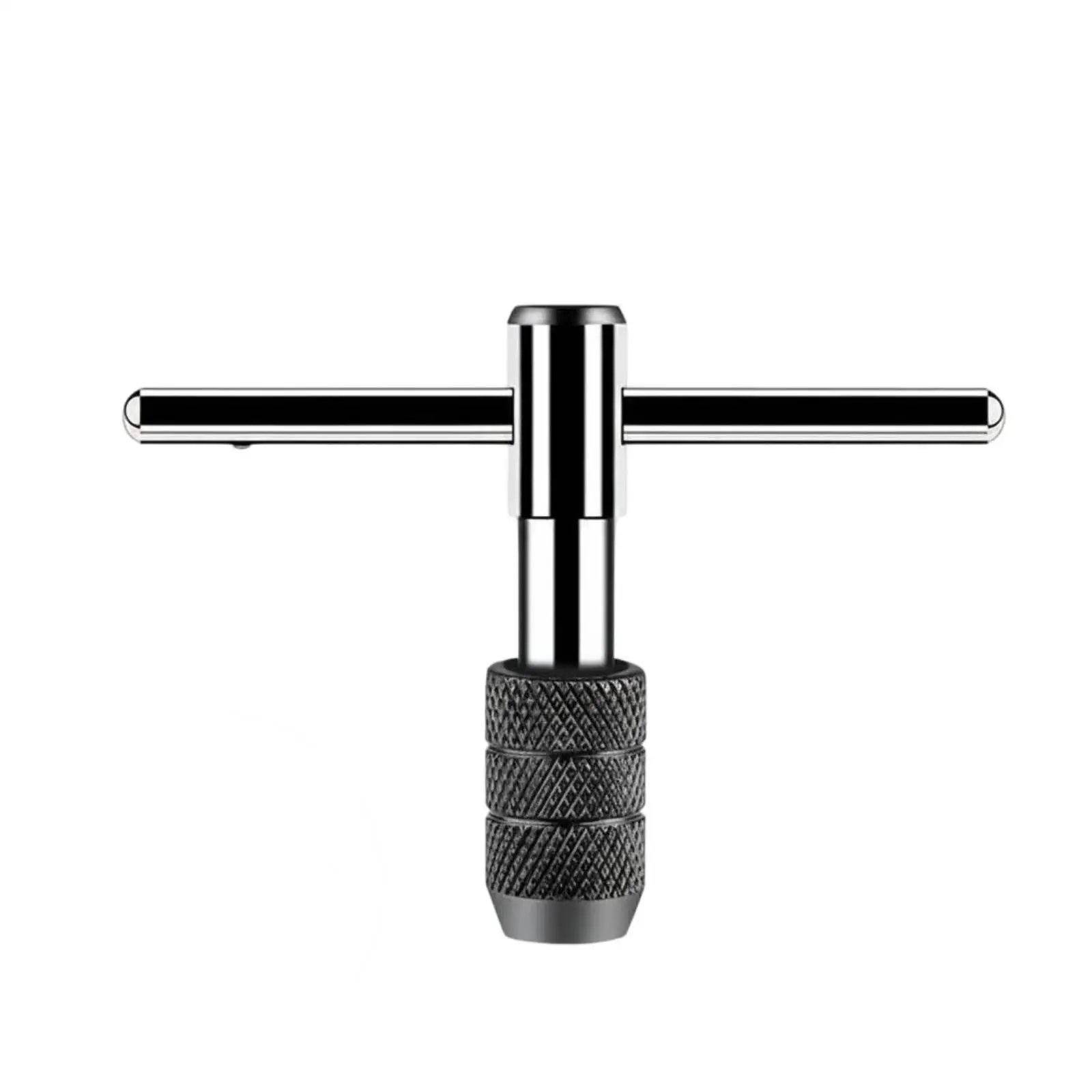 Chrome Vanadium Tap Wrench M3-M12 Adjustable Ratchet T-handle Threading Kit for Professional Auto Repair Workshop Hand Tool