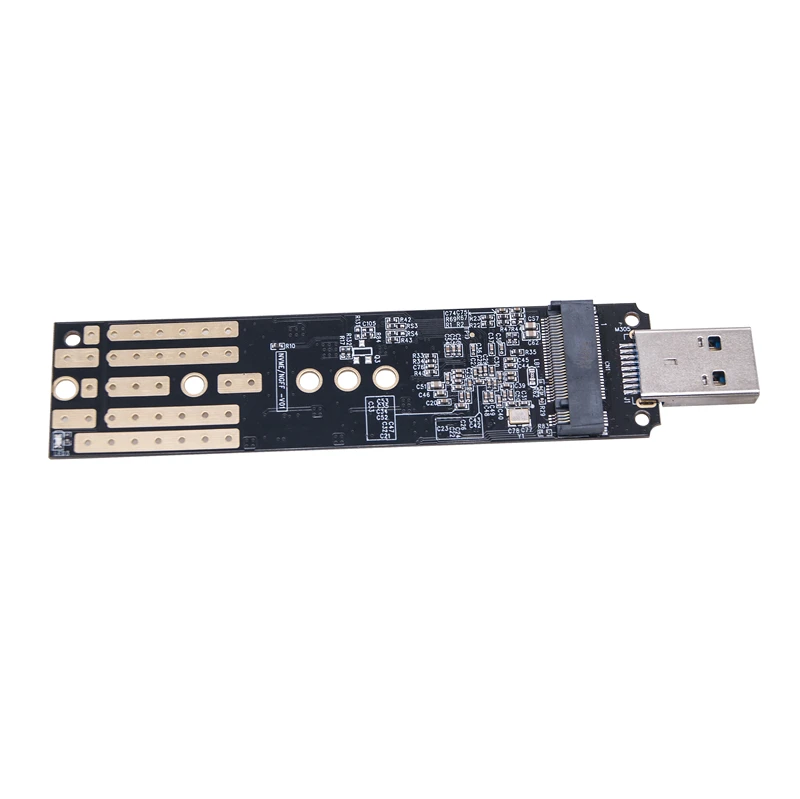 Dual Protocol M.2 SATA/NVME SSD Adapter Convert Card Board JMS581DL Chip M2 to USB 3.1 Type-A Support 2230 2242 2260 2280 M2 SSD