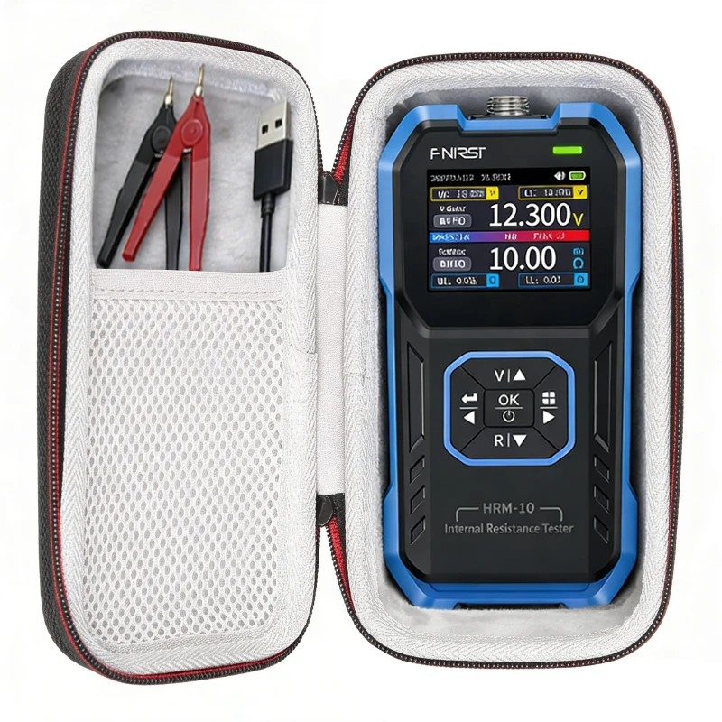

Новейший защитный кейс из твердого EVA для хранения и переноски тестера напряжения и внутреннего сопротивления аккумуляторов FNIRSI HRM-10