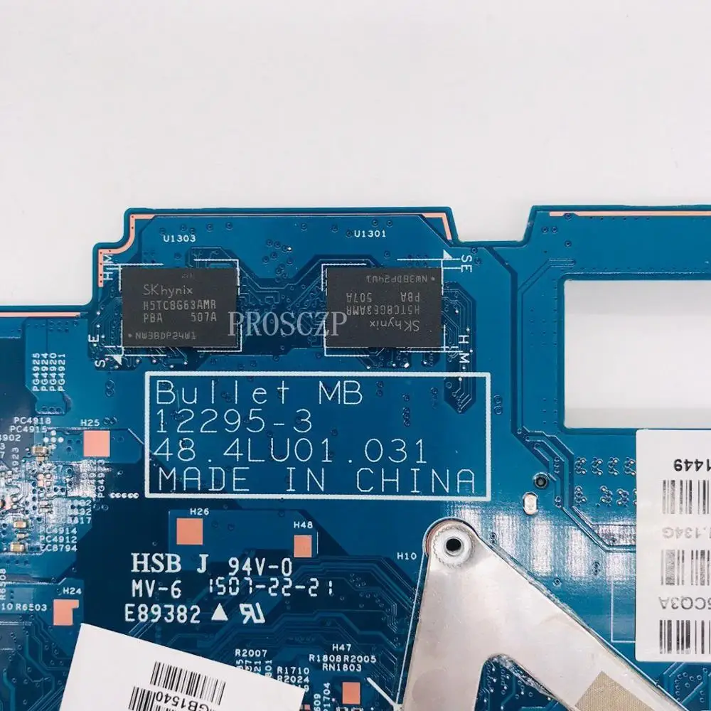 

803000-501 803000-601 Free Shipping For HP 1040 G1 Laptop Motherboard 48.4LU01.031 W/ SR1ED I5-4300U CPU 100% Full Working Well