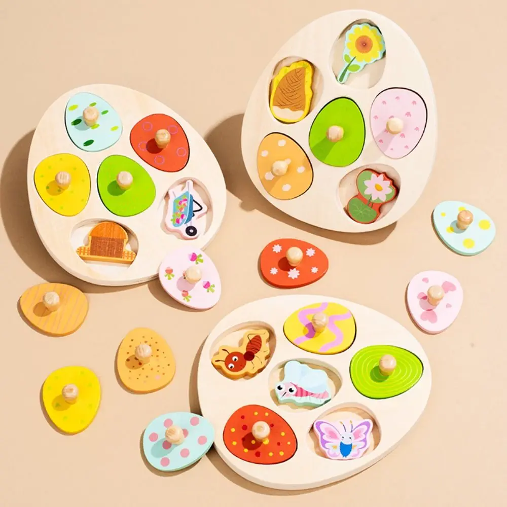 

Wooden Peg Wood Dinosaur Jigsaw Early Learning Preschool Animal Domino Puzzle Educational Montessori Toddler Puzzles Tollder