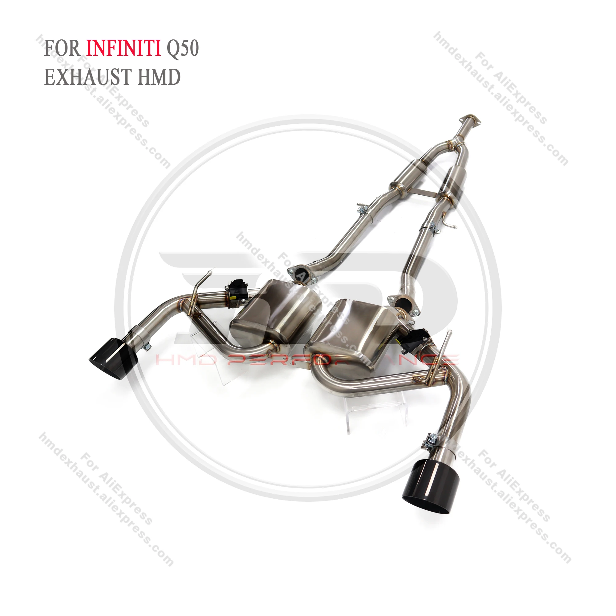 HMD Stainless steel Exhaust System Manifold Downpipe for Infiniti Q50 Q60 Car Accessories Auto Replacement Parts