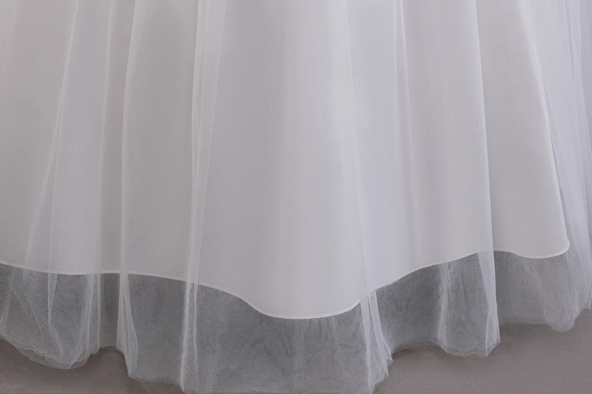 Kinderkleid für 3-12 Jahre, besticktes Spitzenkleid mit Schleife, Hochzeitskleid, Mädchen-Prinzessinnenkleid für Geburtstagsfeier, Abendkleid – Detail 14