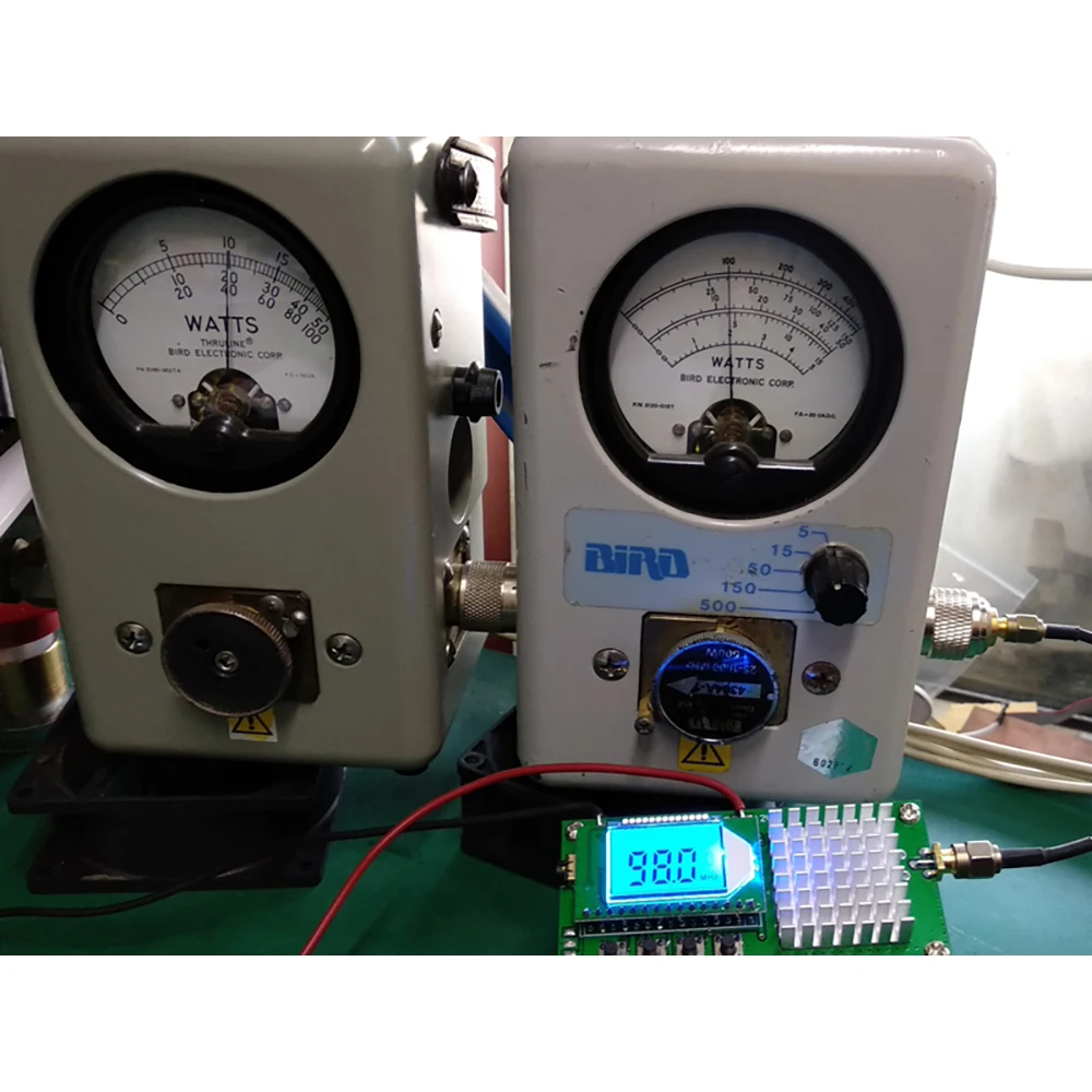 Imagem -06 - Áudio Estéreo Módulo Transmissor fm sem Fio Rural Broadcasting 76108 Mhz Digital Flat Panel Display f Ham Amp Rádio 1w 2w Dc12v