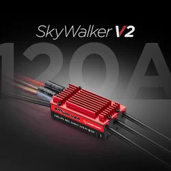 SkyWalker 120A V2 UBEC Bezszczotkowy ESC z elektryczną regulacją wsteczną dla modeli samolotów