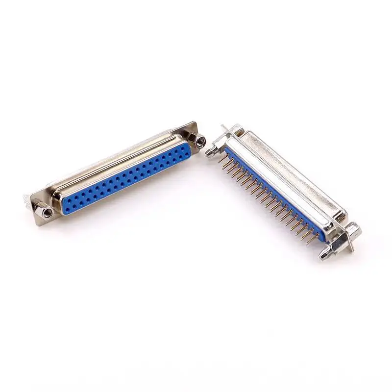 2 Stück DP9 Pin Rivet Fishhook Typ DB9/15/25/37 Stecker und Buchse Gerade Lötplatte Serieller Anschluss RS232 COM – Detail 21