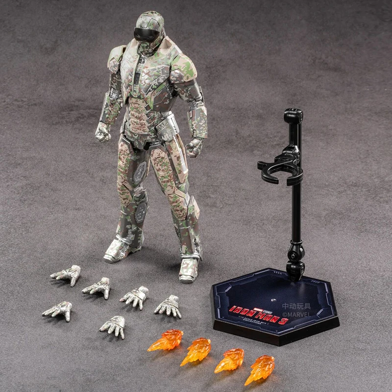 ZD Toys Iron Man Mk27 Mark 27 Disco Anime Action Figure Mk14 Mk9 Mk 37 Mk36 Mk2 Mk 23 Original 1/10 18cm Christmas Gifts Toys