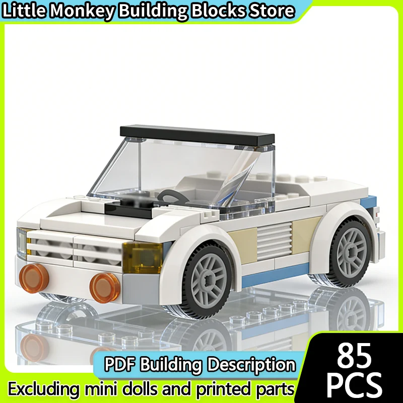 

Speed Racing Car Model MOC Building Bricks Top Tier Sports Car Modular Technology Children Holiday Gifts Assemble Toys Suit