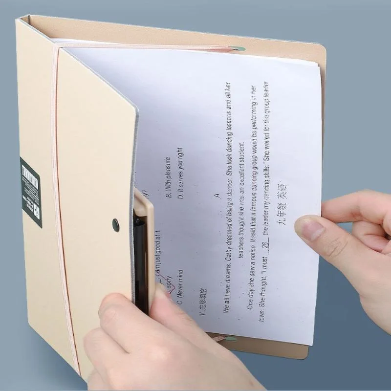 

1Pcs A4 To A5 Portable Foldable File Folder Versatile Organize Artifacts File Contract Folders Student Test Paper Storage Tool