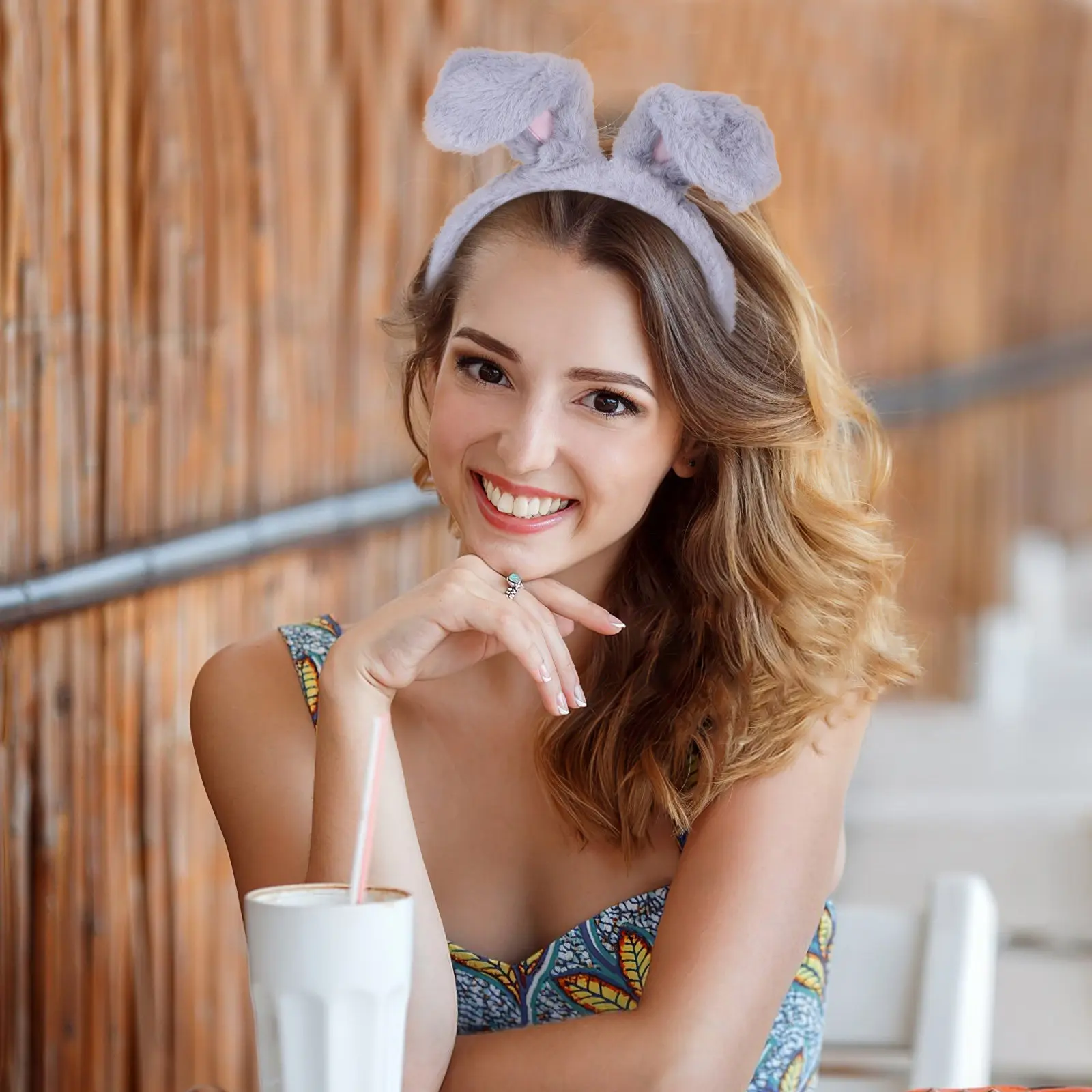 

Rabbit Ears Headband Bunny Ear Hair Hoop for Adults Hair Accessories Women Party Costume Festival Wear Bunny Ears
