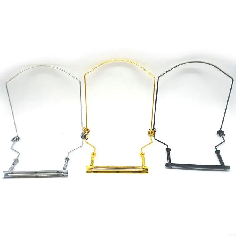 

X7JD Adjustable Mtal 10 Hole Harmonica Neck Rack Mount Holder Stand Accessory