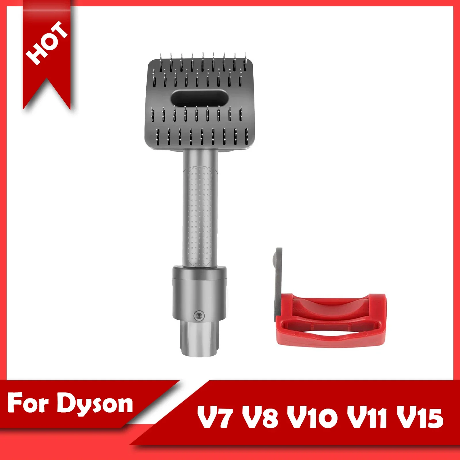 

Совместимая щетка для пылесоса Dyson V7 V8 V10 V11 V15, щетка для сиденья собак и кошек, приспособление для груминга домашних животных