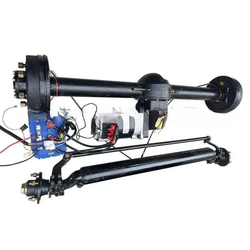 

Electric five-hole brakeless steering drive axle assembly Intelligent electronic power steering machine