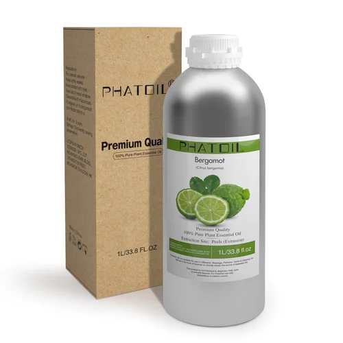 Imagen 1 del producto PHATOIL 1000ml aceite esencial puro para el cuidado de la piel menta verde bergamota lavanda eucalipto hierba de limón aceites esenciales de aromaterapia