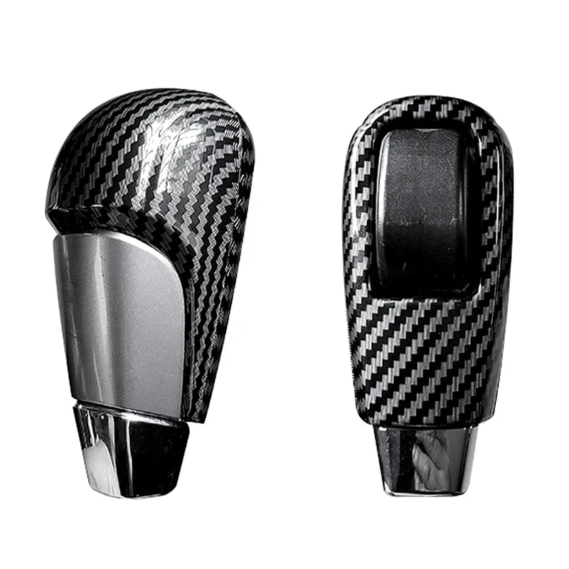 1 قطعة غطاء رأس تروس السيارة الكسوة لسوبارو 2012-17 XV ، 2013-18 فورستر ، WRX ألياف الكربون السيارات والعتاد التحول رئيس لاصقة تزيين #3