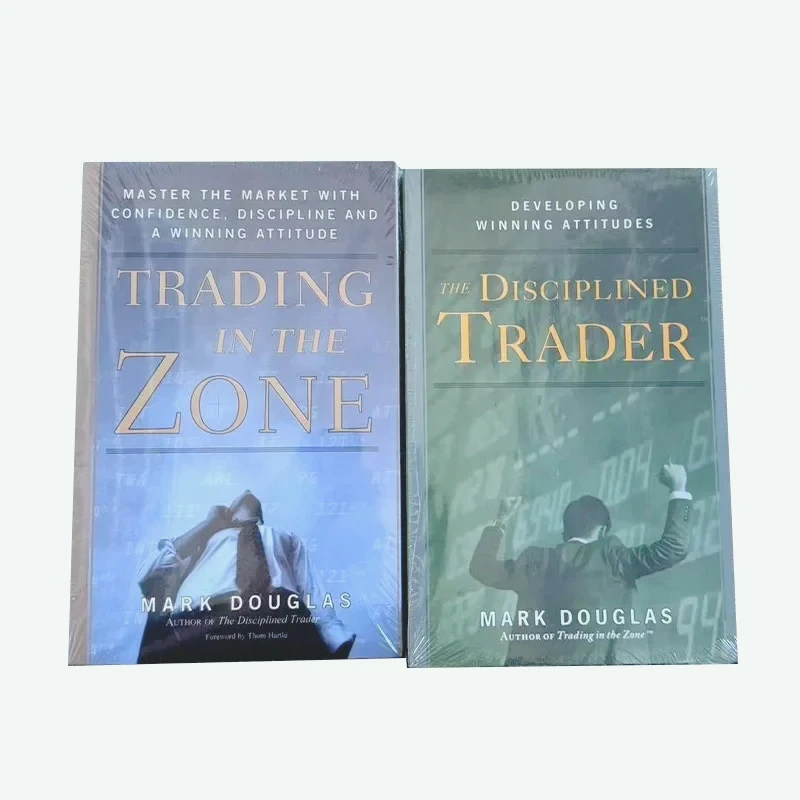 

2 Books/Set By in The Zone and The Disciplined Trader Book Paperback in English Mark Douglas Trading