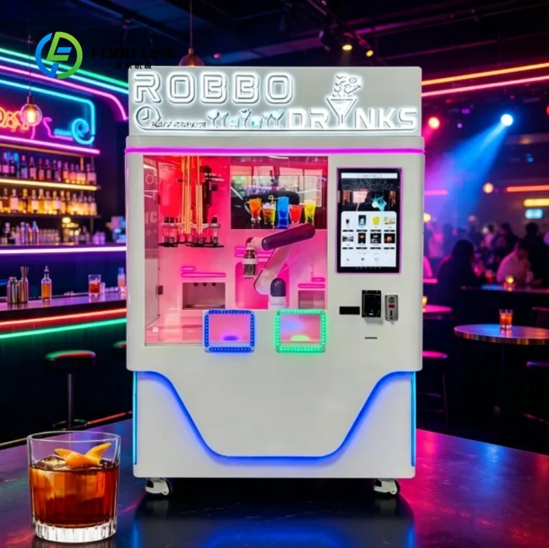 Cocktail Robot Automatic Bartender Drink Vending Machine Smart Self Service 24H Coin Card Payment Bar Hotel Machine