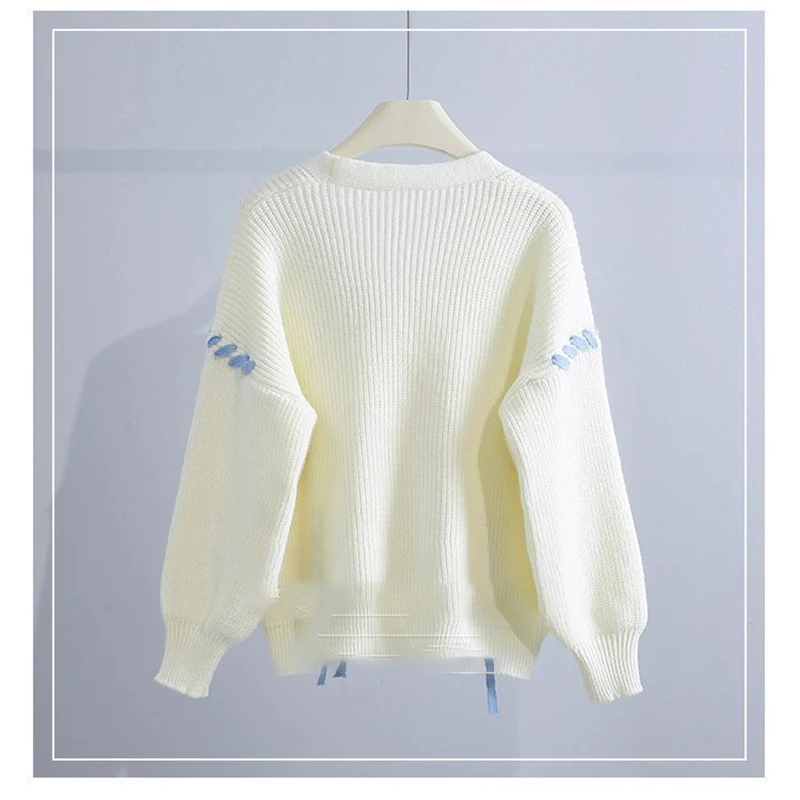 

Свитер-бабочка, пальто, женская верхняя одежда, осень-зима, новый модный дизайн, свободный теплый вязаный кардиган с длинными рукавами, топ