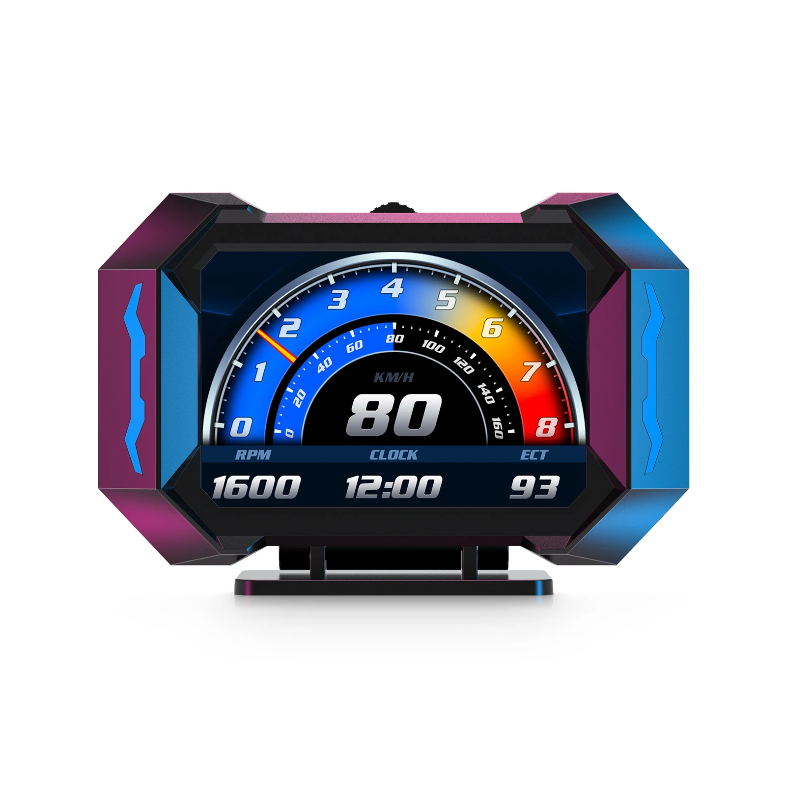 

Factory Direct New P25 Twelve Languages Auto Meter 2 Car Gauge Car Head up Display Slope Meter HUD Diagnostic Tools