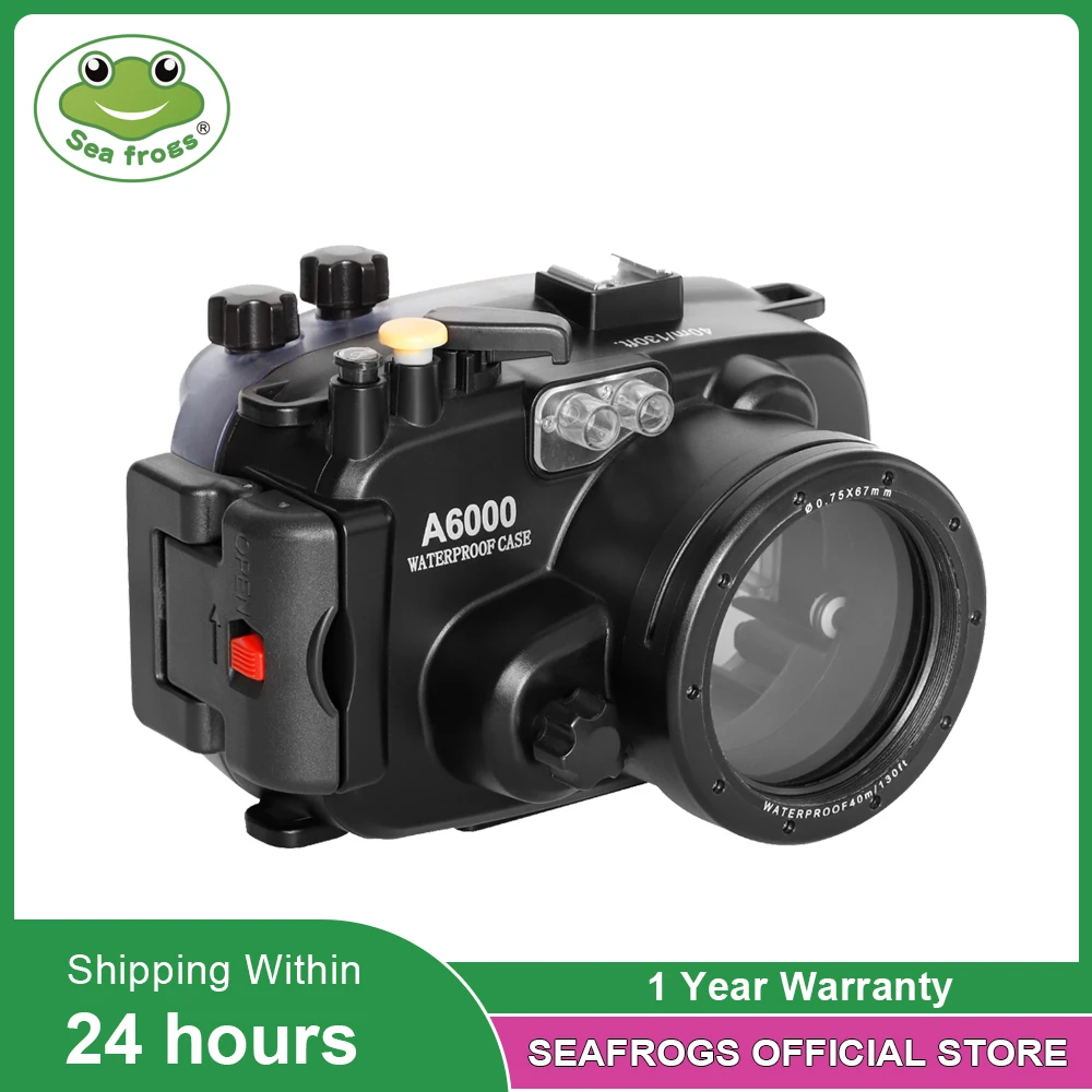 

Seafrogs Waterproof Camera Housing For Sony A6000 Camera Underwater 40m Case Diving Photography Essential Protective Box