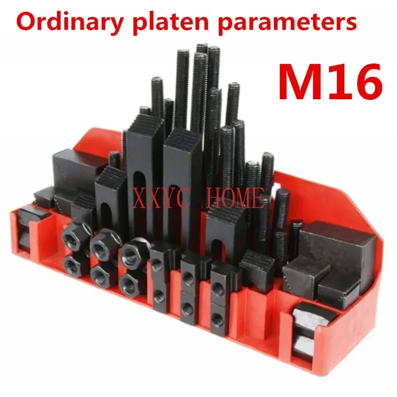 

Milling Machine Clamping Set 58pcs M16 Mill Clamp Kit Machine Tool Milling Machine Accessories Set