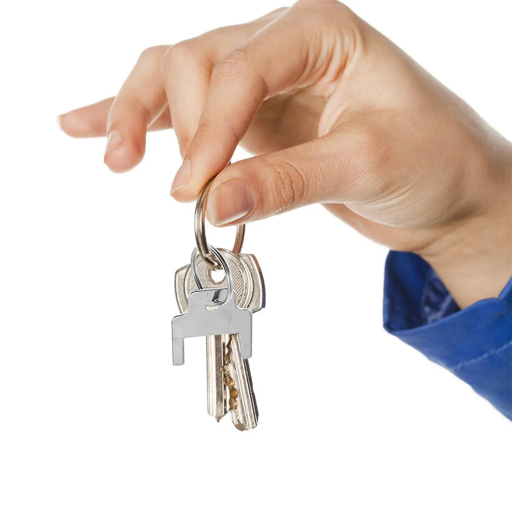 

6 шт., ключ-диспенсер для бумажных полотенец, замена из нержавеющей стали для диспенсеров для туалетной бумаги, дизайн, обслуживание в туалете