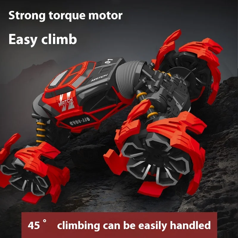 

Stunt Torsion Car Explosion Wheel Children Climbing Drift Toy Car High-speed Tumbling Cross-country Remote Control Car Gifts