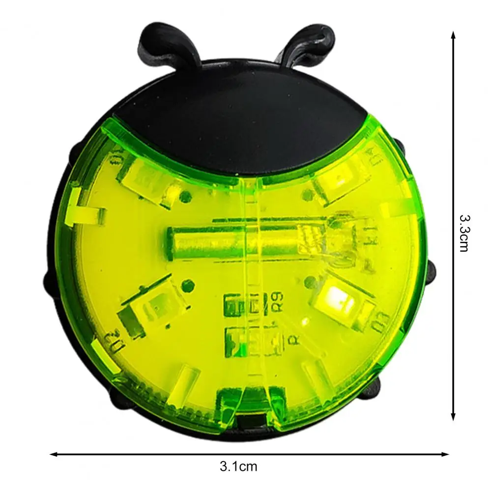 Kids Mountain Biking Road Vehicle Wind Fire Wheel Color Spoke Light Ladybug Shape Light Tire Wheel Light Night Riding Equipment