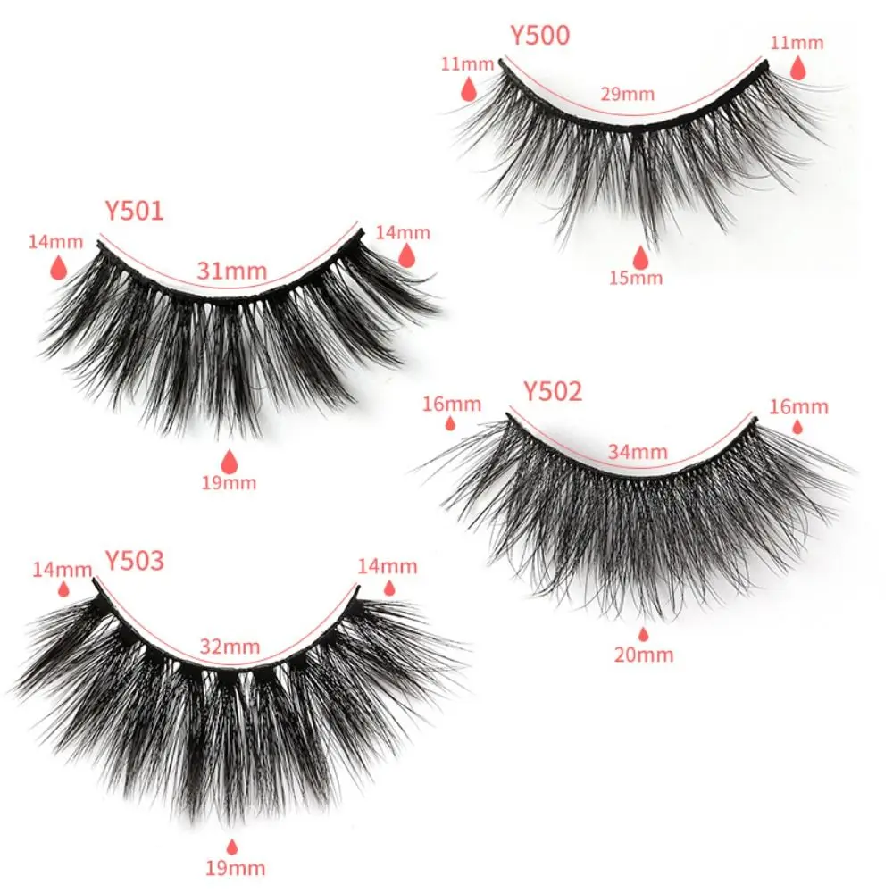 Volume drammatico Faux Mink Hair Women Beauty Thick Long Eye Lashes Faux Mink Eyelashes Eye Extension ciglia finte