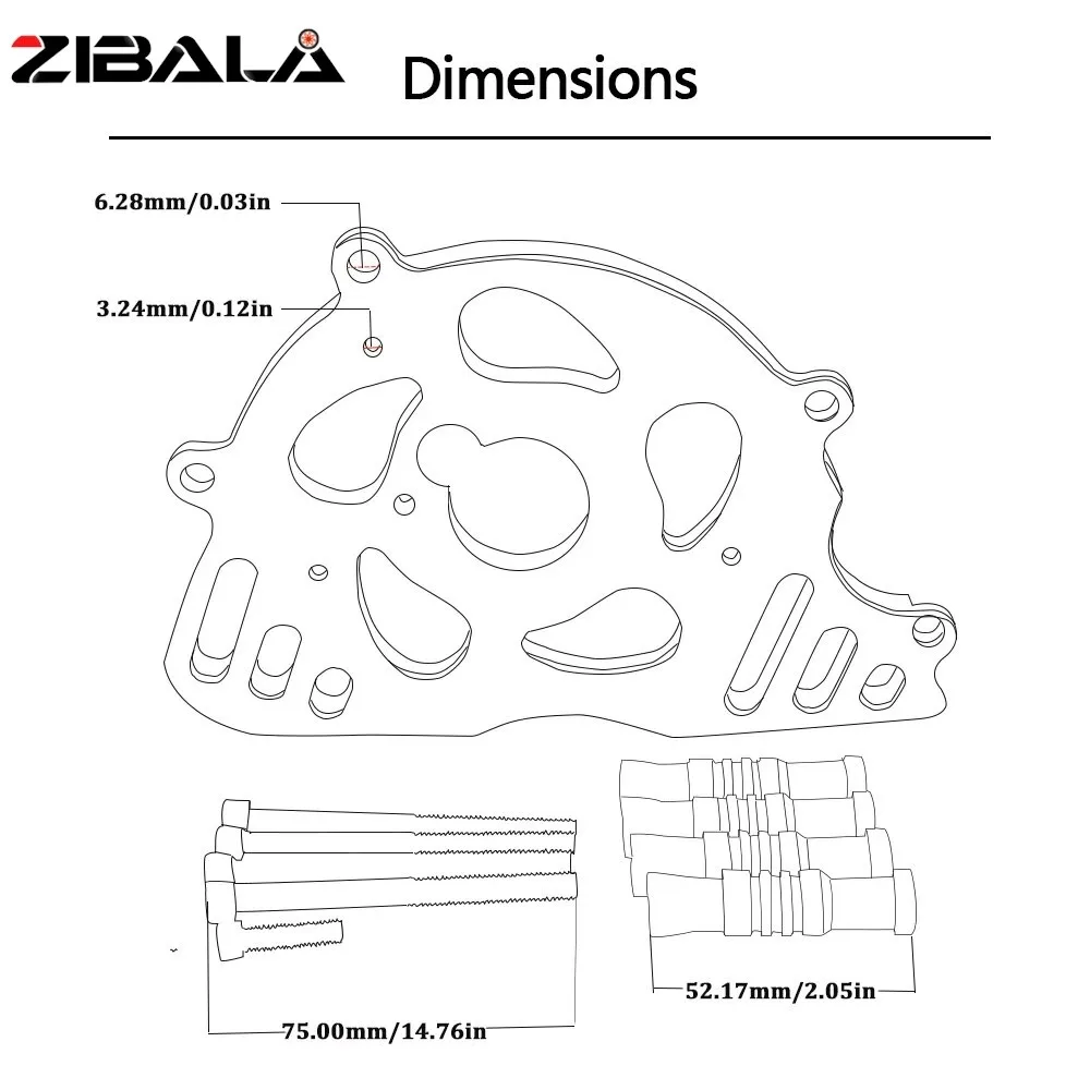 Für Kawasaki Z1000 Ninja 1000 SX Motorrad Ritzel Schutz Abdeckung Fall Saver Kette Schutz Z1000SX 2011-2020 2019 2018 2017