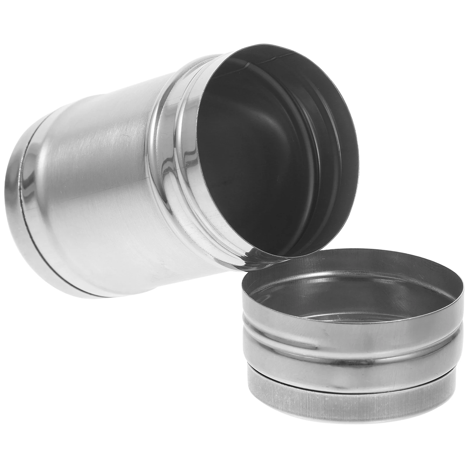 

Stainless Steel Seasoning Bottle 9 5x5 3cm Salt Pepper Shaker Compact Kitchen Gadget Condiment Container Easy Cleaning Tight