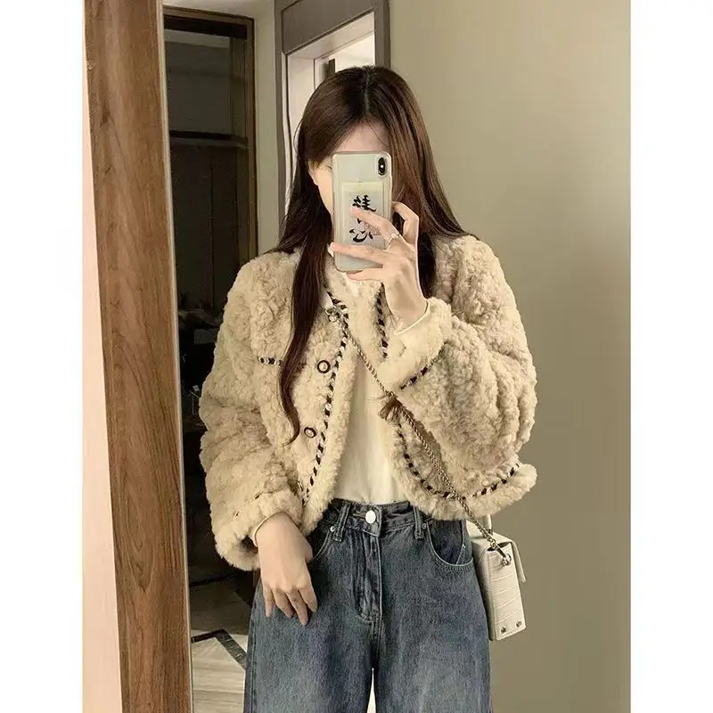 Parka da donna vintage invernale in denim imbottito con cerniera multifunzionale isolato ampio orlo elastico resistente all'usura Techwear urbano