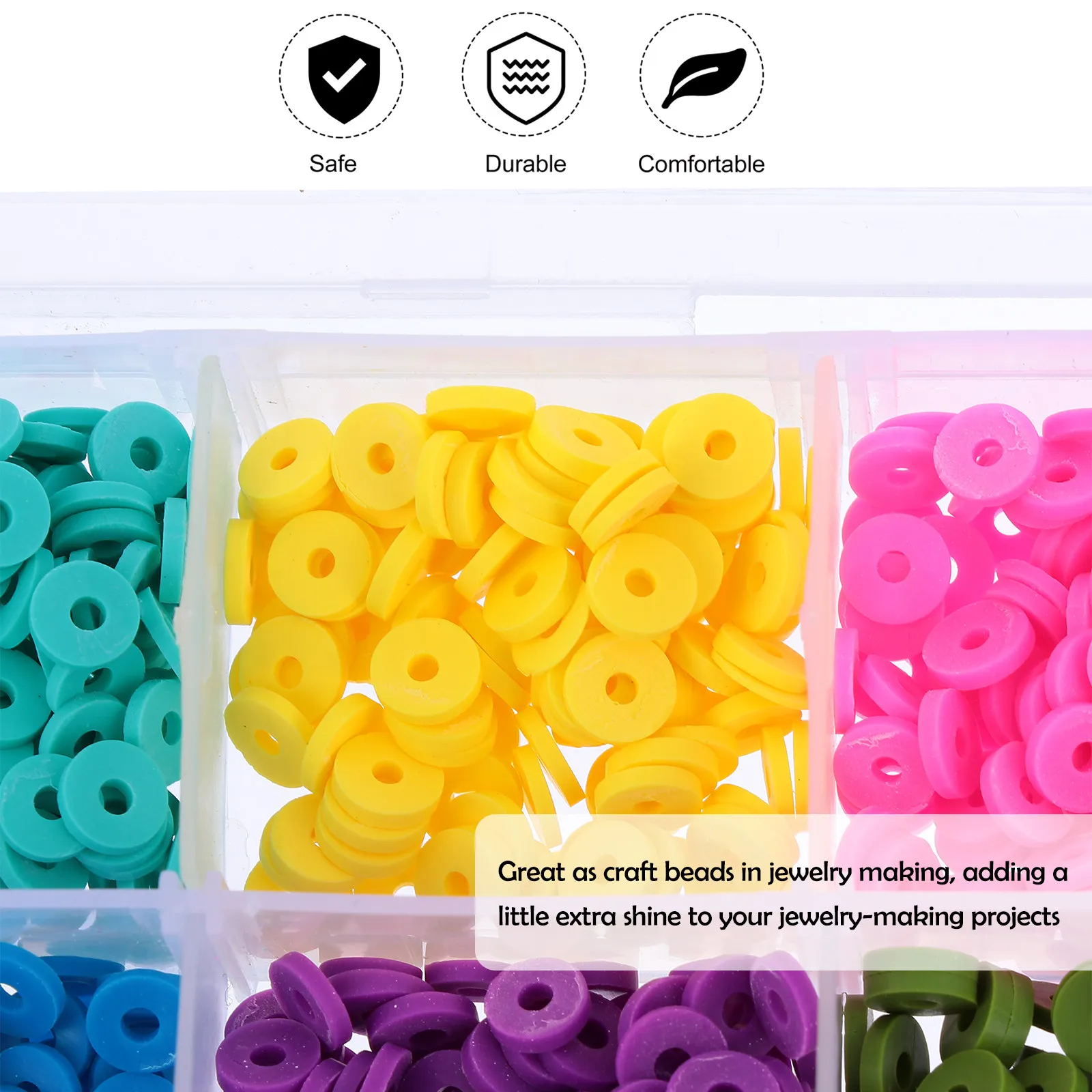 

1 коробка разноцветных круглых плоских бусин 6 мм для рукоделия, изготовления украшений, браслетов, ожерелий, декоративных элементов, материалы для творчества