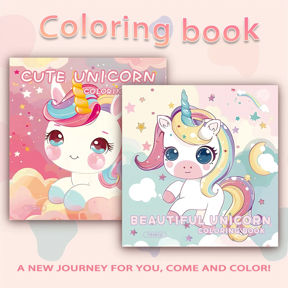1pc, Teen Girls Coloring Book - Teen Coloring Book - 30 Sheets, 8.3x 8.3in, For Adult Stress Relief, Christmas, Halloween Gifts