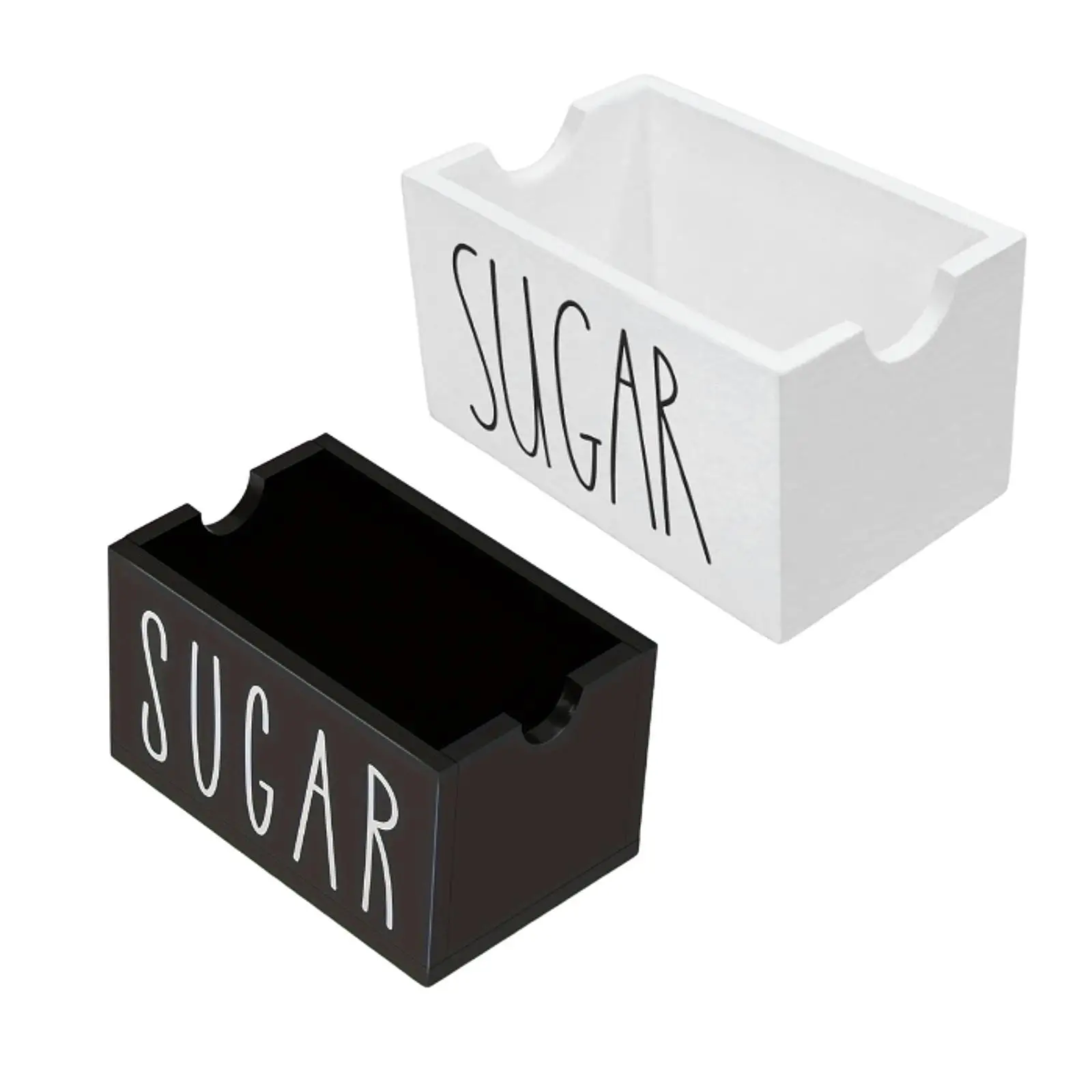 

Sugar Packet Holder Wood Display Rustic Sugar Caddies for Desk Office Pantry